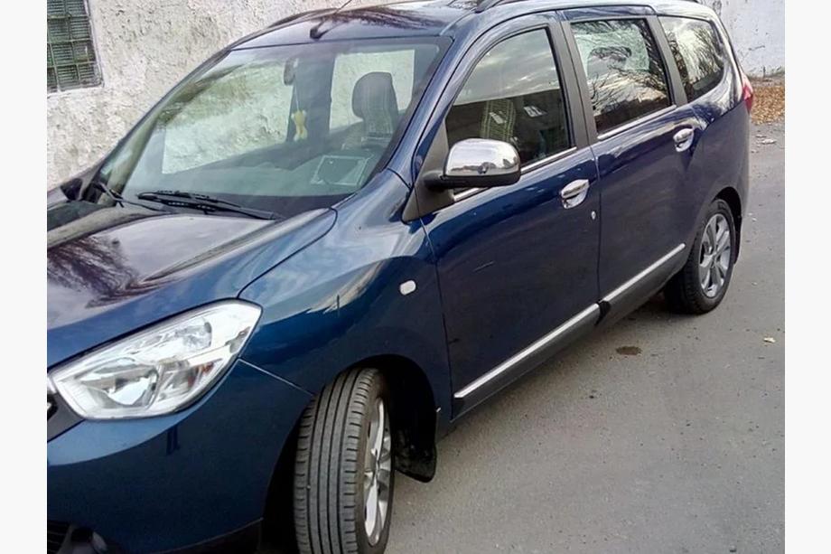 Dacia Lodgy 2012-2022 рр. Накладки на ручки (4 шт., нерж.) OmsaLine - Італійська нержавійка Фото 2
