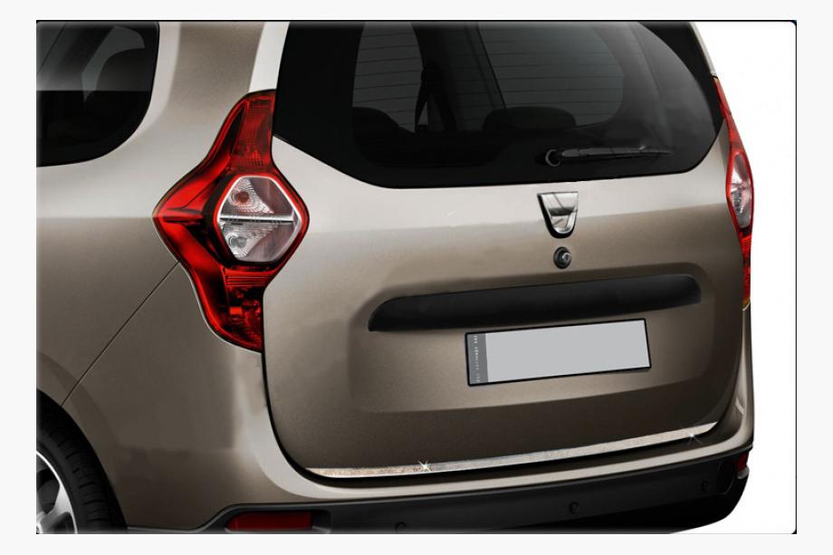 Dacia Lodgy 2012-2022 рр. Накладки на кромка багажника (нерж.) Image