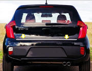 Kia Picanto 2011-2016 рр. Кромка багажника (нерж.) фото 1