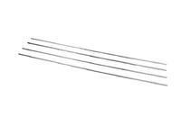 Kia Picanto 2011-2016 рр. Окантовка вікон (4 шт, нерж) фото 3