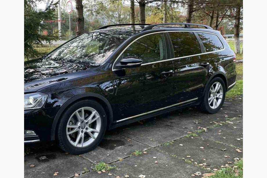 Volkswagen Passat B7 2012-2015 рр. Накладки на арки SD/SW (4 шт, чорні, ABS) Image