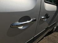 Mercedes Citan 2013-2021 рр. Накладки на ручки (нерж) фото 3