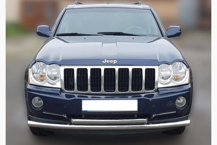 Jeep Grand Cherokee WK 2004-2010 рр. Передній захист ST014 (нерж.) d60/60