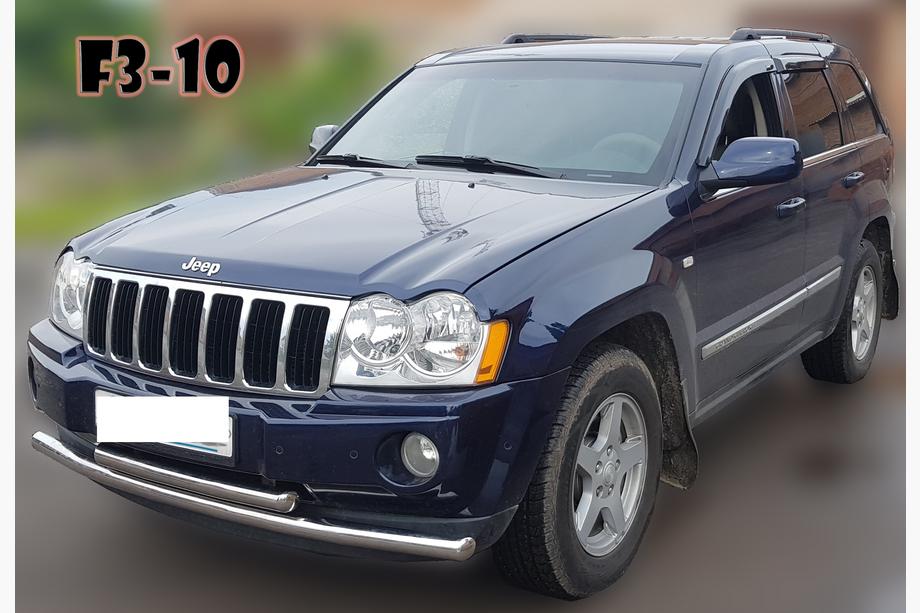 Jeep Grand Cherokee WK 2004-2010 рр. Передній захист ST014 (нерж.) Фото 4