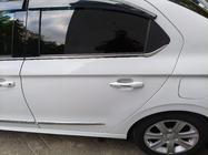 Peugeot 301 2012- рр. Окантовка вікон (нерж) фото 4