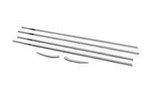 Peugeot 301 2012- рр. Окантовка вікон (нерж) фото 11