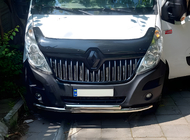 Renault Master 2011-2023 рр. Передній захист ST014 (нерж.) фото 5