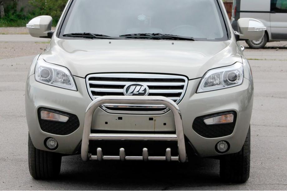Lifan X60 2011- рр. Кенгурятник QT006 (нерж.) Image