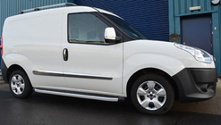 Opel Combo 2012-2018 рр. Накладки на ручки (4 шт., нерж.) Carmos - Турецька сталь фото 2