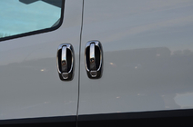 Opel Combo 2012-2018 рр. Накладки на ручки і обведення (8 шт, нерж) фото 1