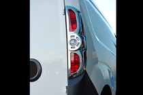 Opel Combo 2012-2018 рр. Окантовка на стопи (2012-2015, 2 шт, пласт) фото 2