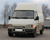 Ford Transit 1991-2000 рр. Кенгурятник WT003 (нерж) фото 5