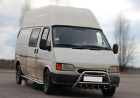 Ford Transit 1991-2000 рр. Кенгурятник WT003 (нерж) фото 1