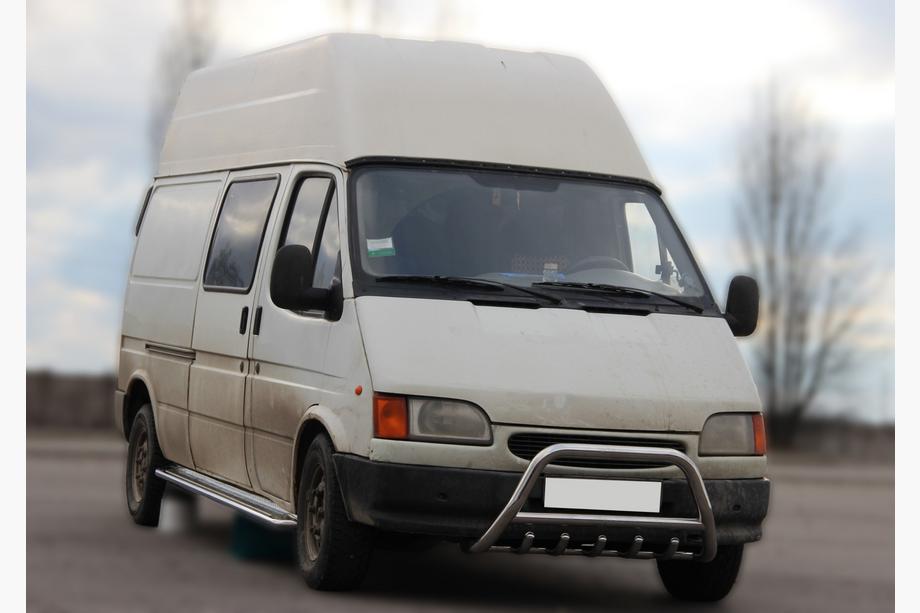 Ford Transit 1991-2000 рр. Кенгурятник WT003 (нерж) Image