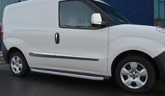 Opel Combo 2012-2018 рр. Молдинг дверний (4 шт, нерж) OmsaLine - Італійська нержавійка фото 5