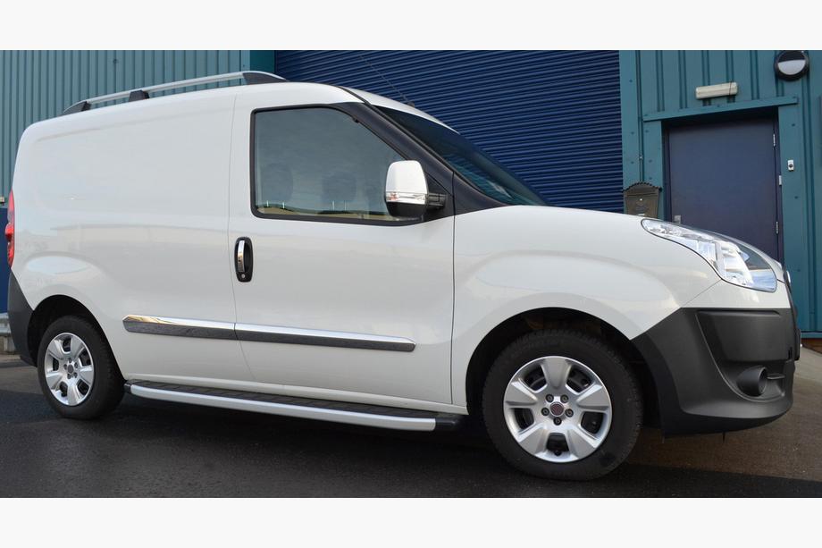 Opel Combo 2012-2018 рр. Молдинг дверний (4 шт, нерж) OmsaLine - Італійська нержавійка Image