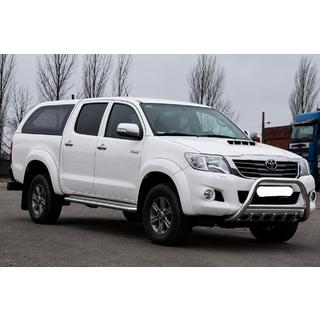 Кенгурятник WT003 (нерж) Toyota Hilux 2006-2015 рр. фото 3