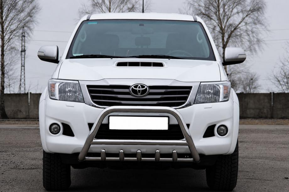 Toyota Hilux 2006-2015 рр. Кенгурятник WT003 (нерж) Фото 1