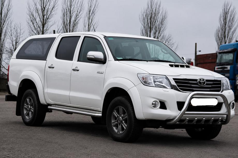 Toyota Hilux 2006-2015 рр. Кенгурятник WT003 (нерж) Фото 3