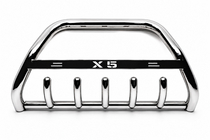 BMW X5 E53 1999-2006 рр. Кенгурятник WT004 (нерж) фото 1
