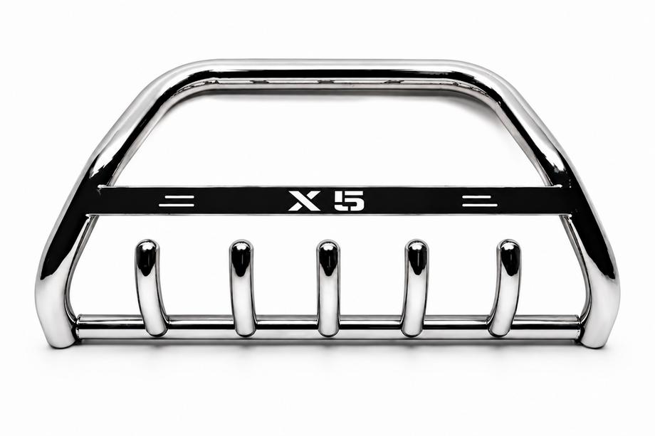 BMW X5 E53 1999-2006 рр. Кенгурятник WT004 (нерж) Image