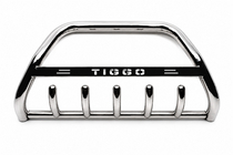 Chery Tiggo 3 2005- рр. Кенгурятник WT004 (нерж) фото 1