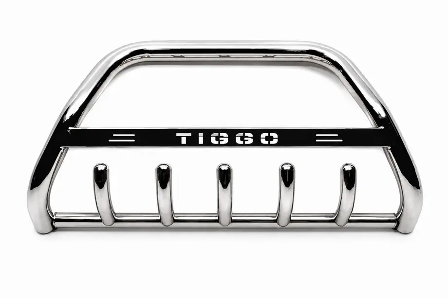 Chery Tiggo 1 2005-2016 рр. Кенгурятник WT004 (нерж)