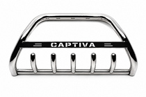 Chevrolet Captiva 2006-2019 рр. Кенгурятник WT004 (нерж) фото 3