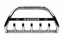 Dacia Dokker 2013-2022 рр. Кенгурятник WT004 (нерж) фото 1