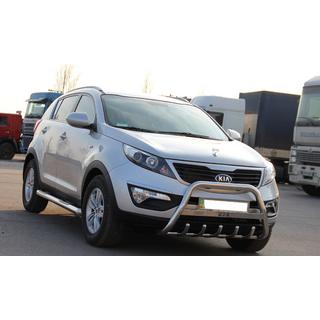 Кенгурятник WT004 (нерж) фото 2