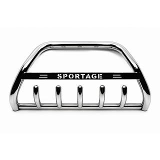 Кенгурятник WT004 (нерж) Kia Sportage 2010-2015 рр. фото 4