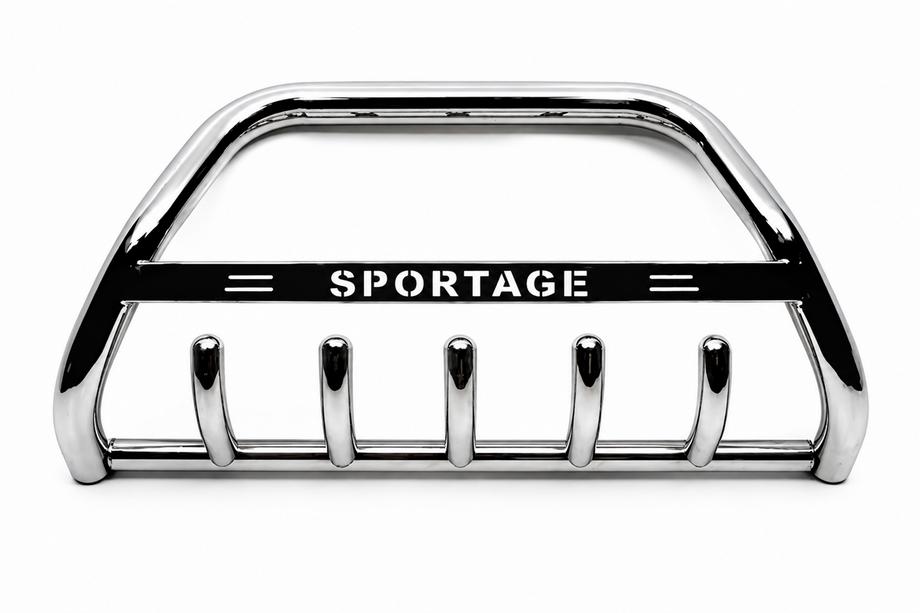 Kia Sportage 2010-2015 рр. Кенгурятник WT004 (нерж) Фото 4