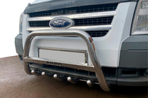 Ford Transit 2000-2014 рр. Кенгурятник WT004 (нерж) фото 1