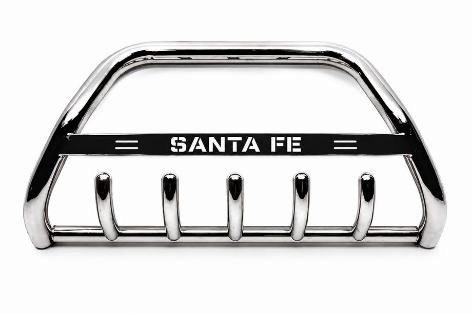 Hyundai Santa Fe 3 2012-2018 рр. Кенгурятник WT004 (нерж) Image