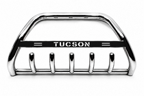 Hyundai Tucson TL 2016-2021 рр. Кенгурятник WT004 (нерж) фото 1
