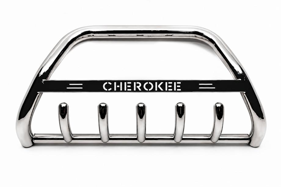 Jeep Grand Cherokee WJ 1999-2004 рр. Кенгурятник WT004 (нерж) Фото 4