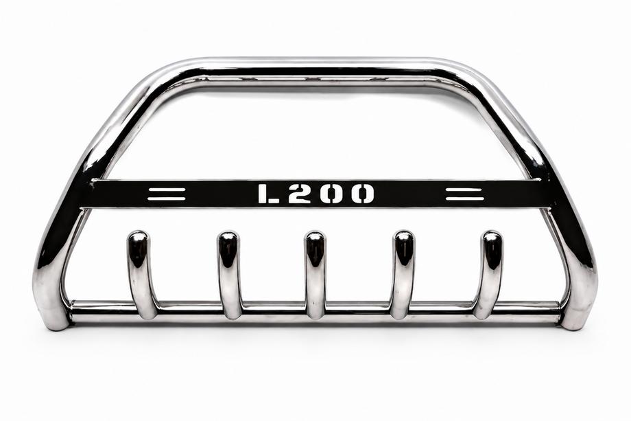 Mitsubishi L200 2015-2024 рр. Кенгурятник WT004 (нерж) Image