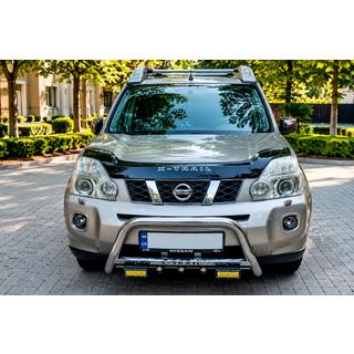 Кенгурятник WT004 (нерж) Nissan X-trail T31 2007-2014 рр. фото 1