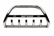 Nissan NP300 1999-2015 рр. Кенгурятник WT004 (нерж) фото 1