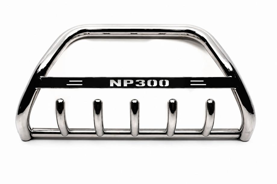 Nissan NP300 1999-2015 рр. Кенгурятник WT004 (нерж) Image
