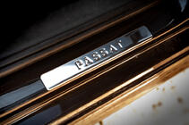 Volkswagen Passat B7 2012-2015 рр. Накладки на пороги OmsaLine тип 1 (4 шт, нерж) фото 4