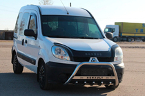 Renault Kangoo 1998-2008 рр. Кенгурятник WT004 (нерж) фото 2