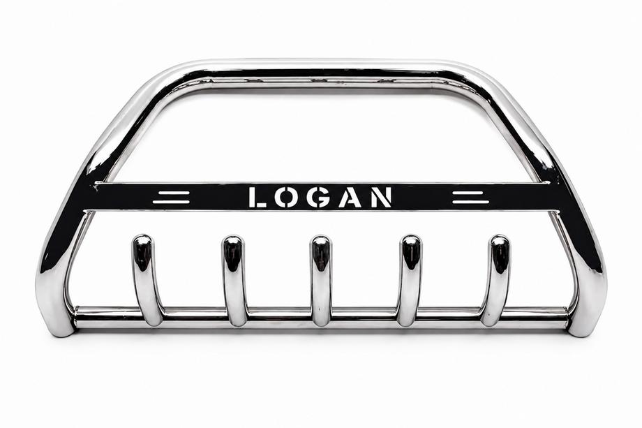 Renault Logan MCV 2013-2022 рр. Кенгурятник WT004 (нерж) Image