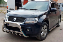 Suzuki Grand Vitara 2005-2017 рр. Кенгурятник WT004 (нерж) фото 2