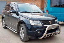 Suzuki Grand Vitara 2005-2017 рр. Кенгурятник WT004 (нерж) фото 3