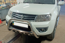 Suzuki Grand Vitara 2005-2017 рр. Кенгурятник WT004 (нерж) фото 7