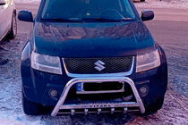 Suzuki Grand Vitara 2005-2017 рр. Кенгурятник WT004 (нерж) фото 9