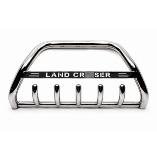 Кенгурятник WT004 (нерж) Toyota Land Cruiser Prado 120 2002-2009 рр. фото 2