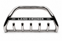 Toyota Land Cruiser Prado 150 2009-2023 рр. Кенгурятник WT004 (нерж) фото 1