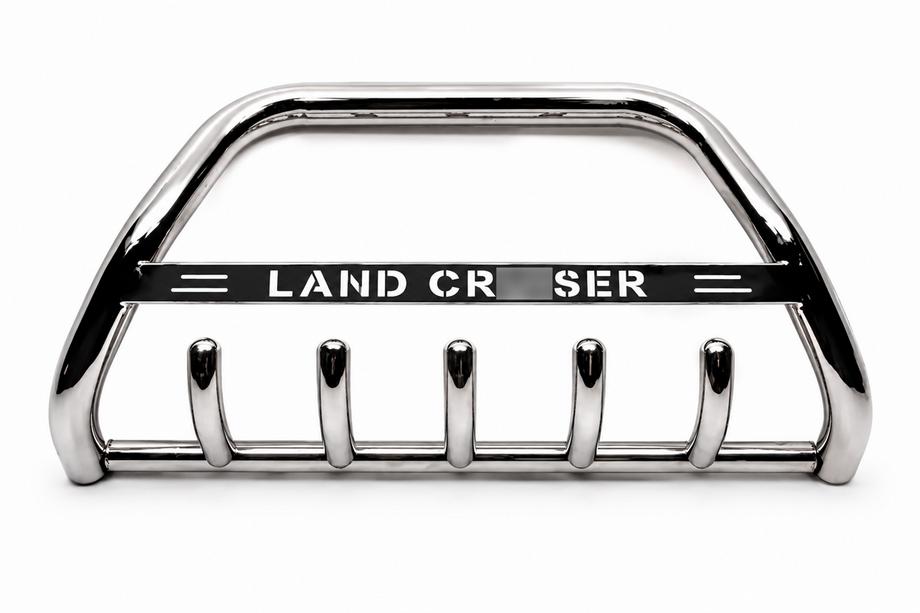 Toyota Land Cruiser Prado 150 2009-2023 рр. Кенгурятник WT004 (нерж) Image
